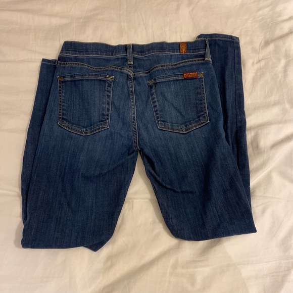 7 for all man kind skinny jeans - Picture 2 of 4